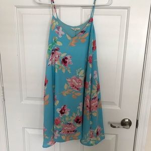 Strappy floral dress